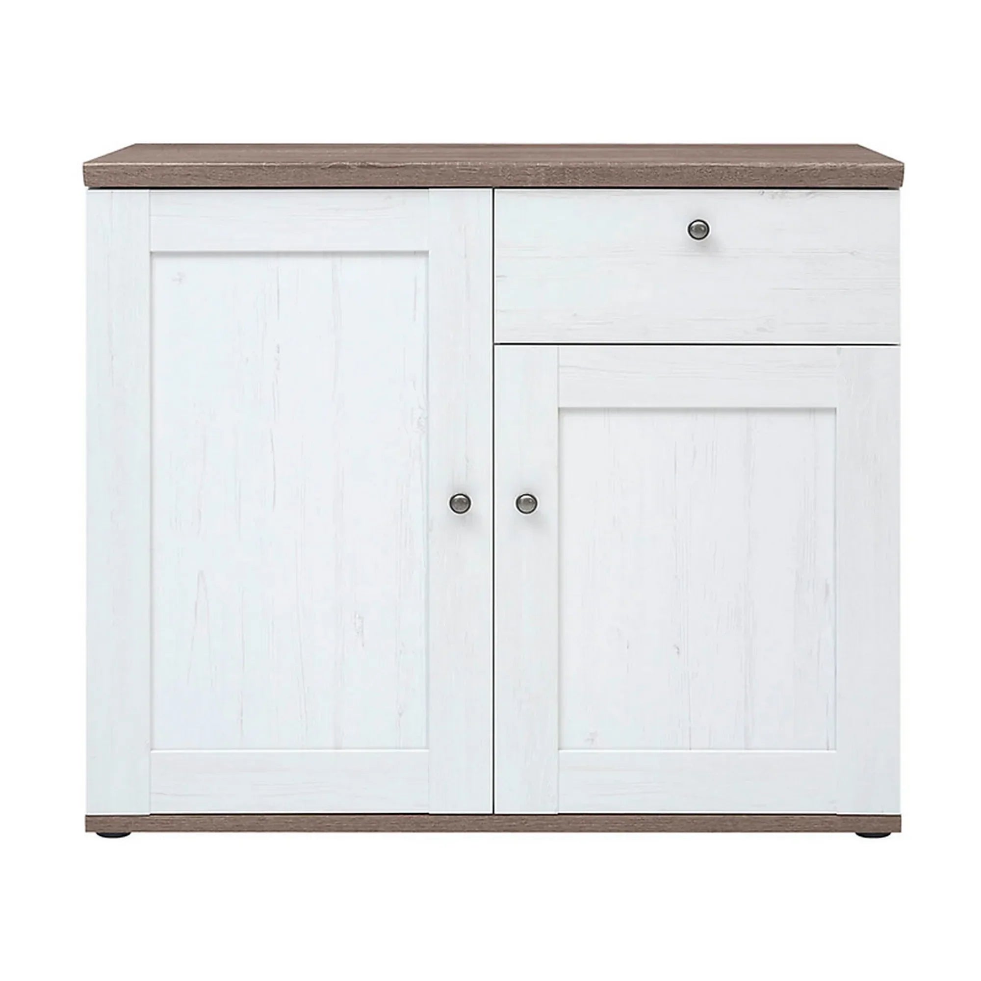 Comoda BERGEN OCN-29598, alb andersen/stejar sonoma