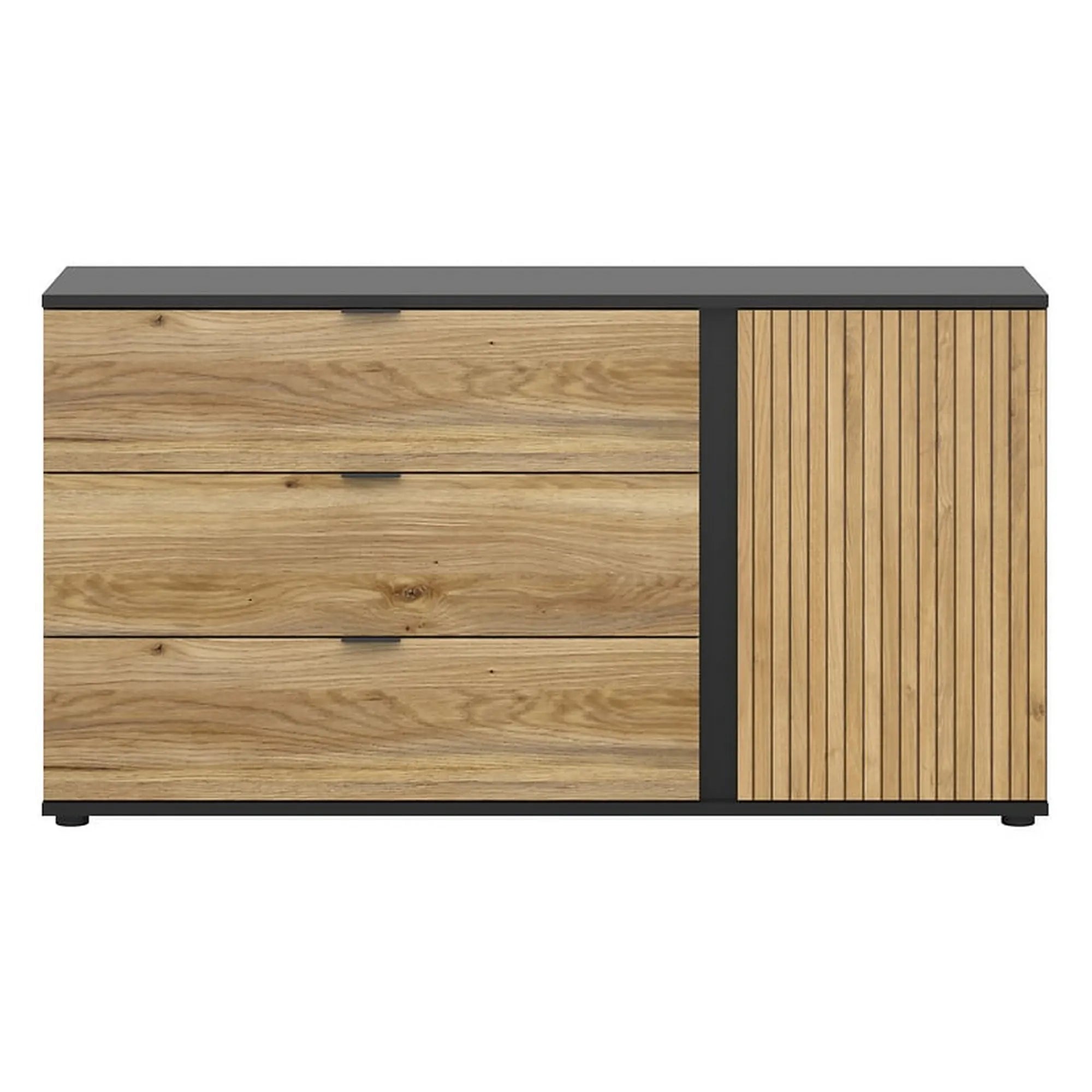 Comoda BERGEN OCN-29602, stejar/negru