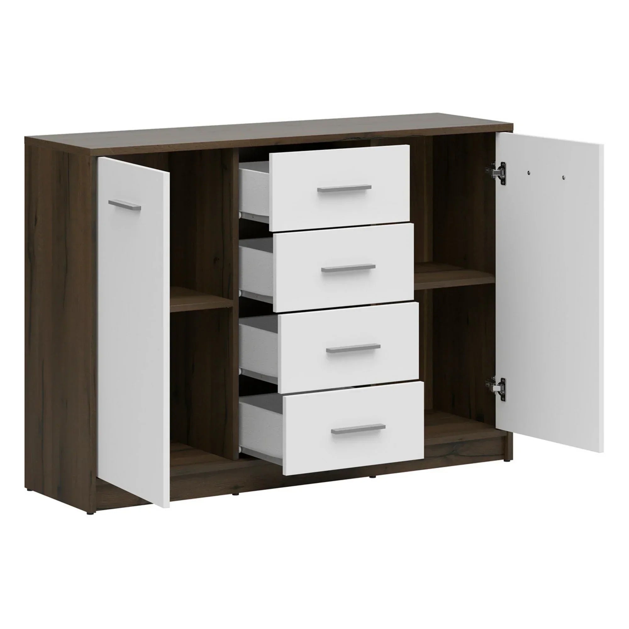 Comoda BERGEN OCN-29604, stejar nobil/alb