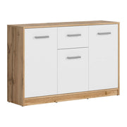 Comoda BERGEN OCN-29610, stejar wotan/alb