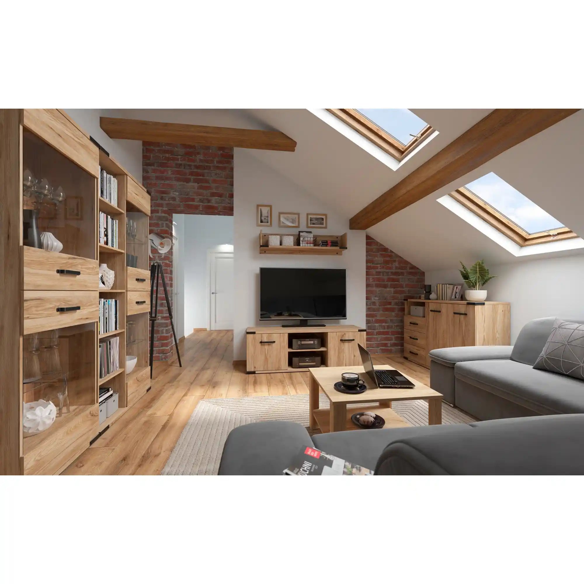 Comoda BERGEN OCN-29618, stejar