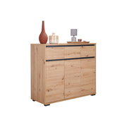 Comoda BERGEN OCN-29621, stejar artisan/gri antracit