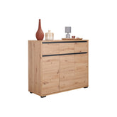 Comoda BERGEN OCN-29621, stejar artisan/gri antracit