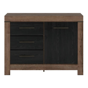 Comoda BERGEN OCN-29637, stejar/negru