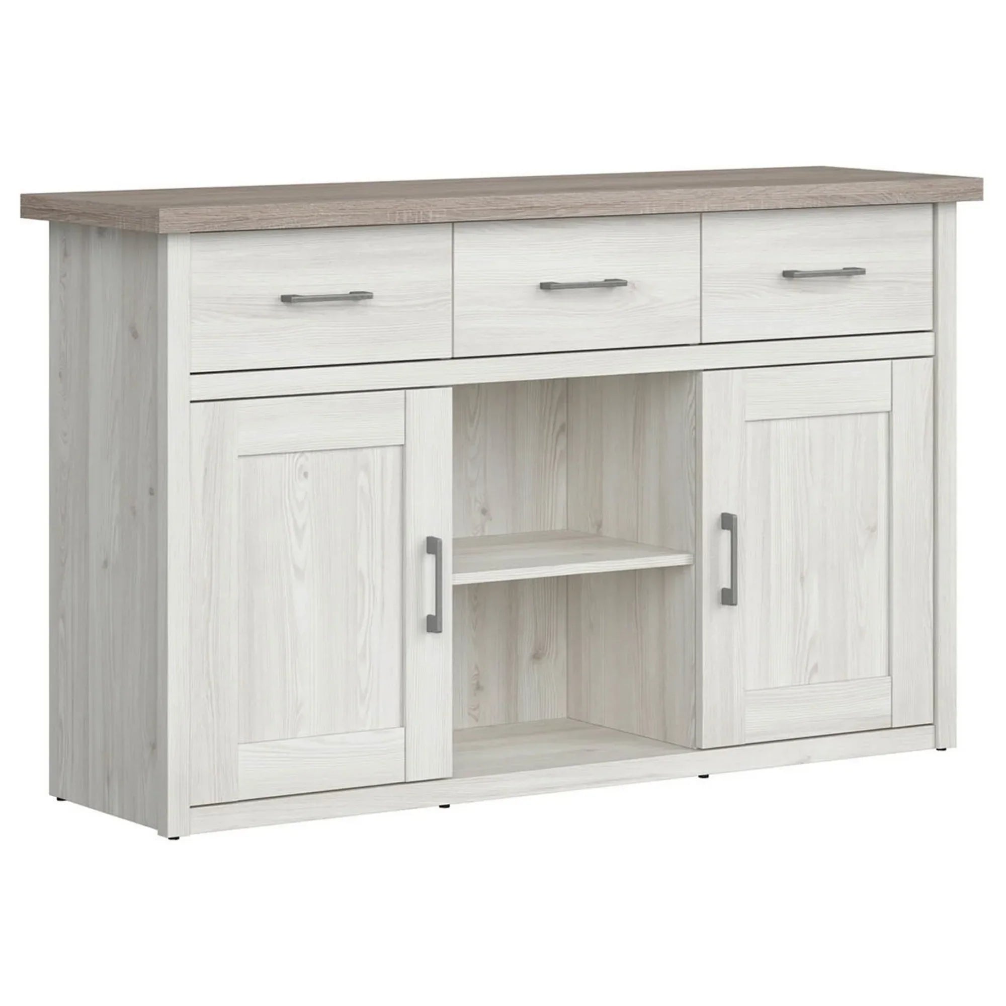 Comoda BERGEN OCN-29648, zada sibiu deschis/stejar sonoma