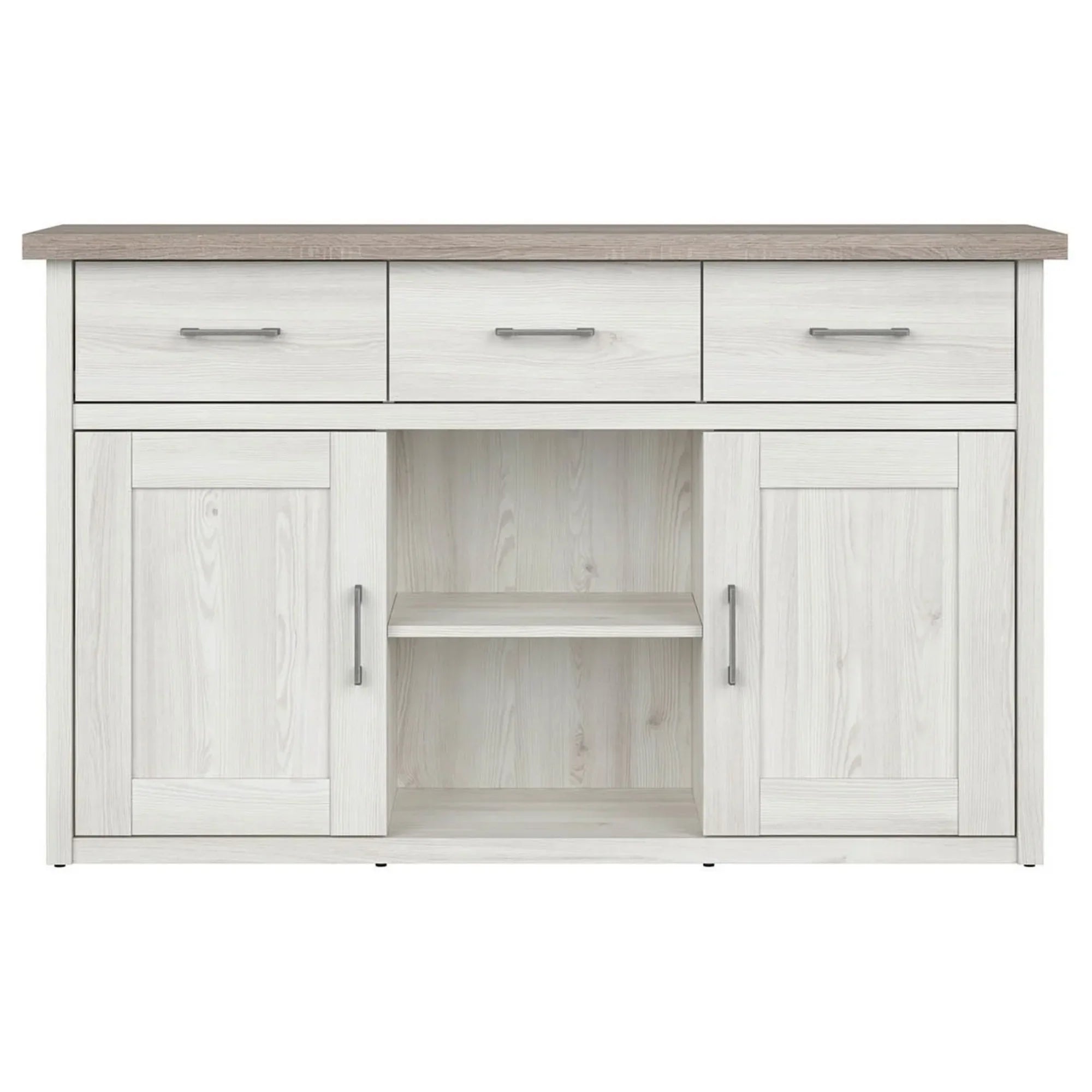 Comoda BERGEN OCN-29648, zada sibiu deschis/stejar sonoma