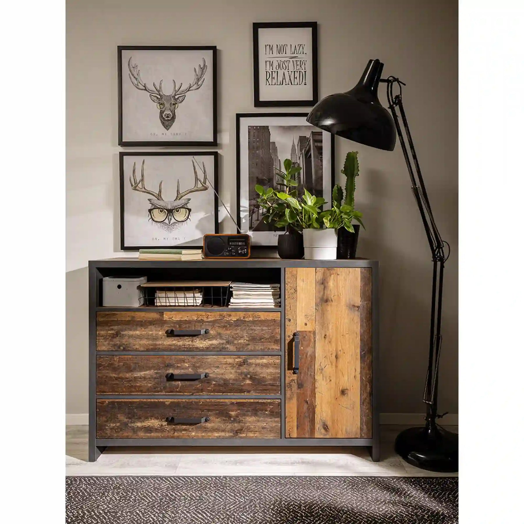 Comoda BERGEN OCN-29653, maro/gri grafit