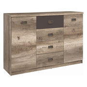 Comoda BERGEN OCN-29669, stejar canyon/gri inchis