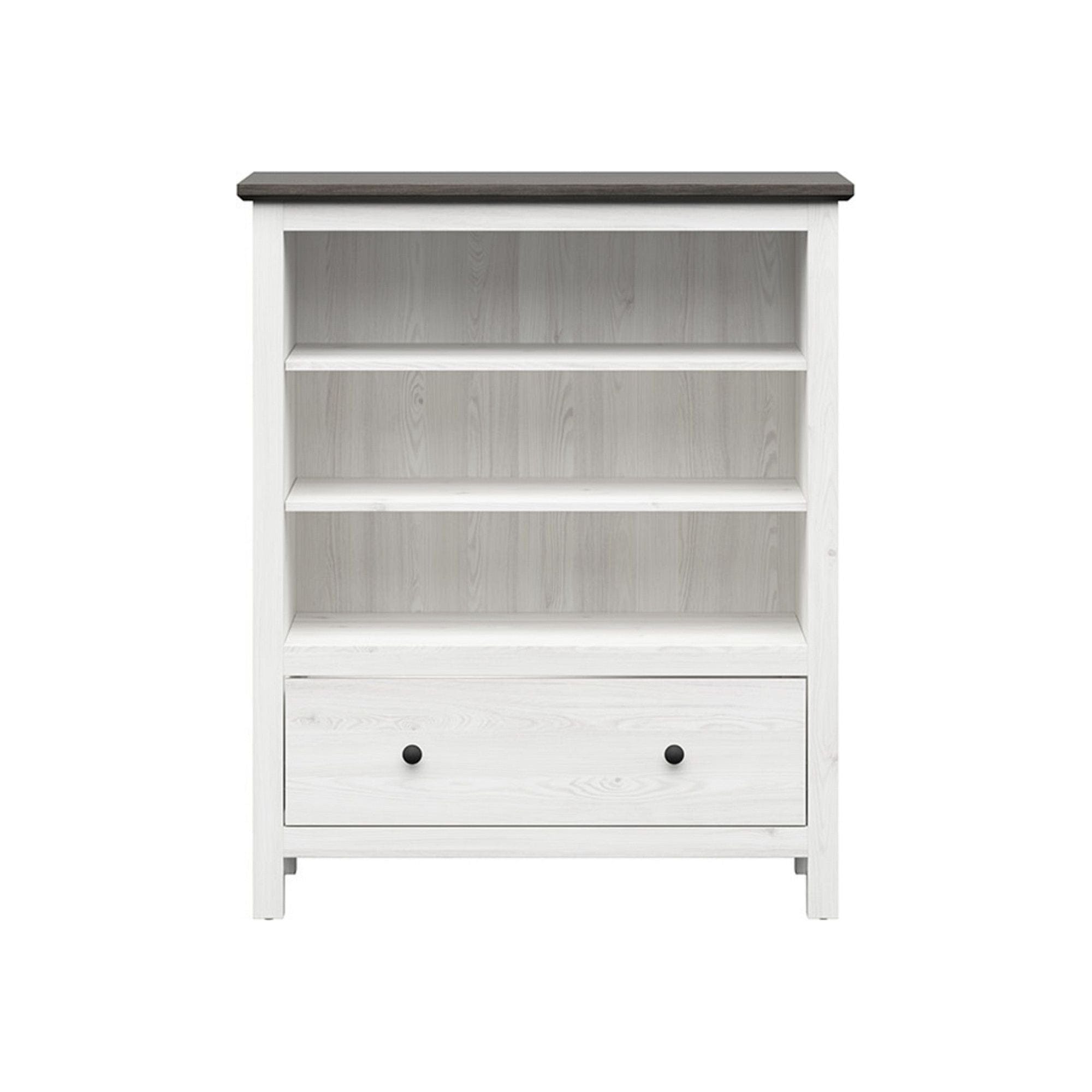 Comoda BERGEN OCN-29672, alb/pin larico