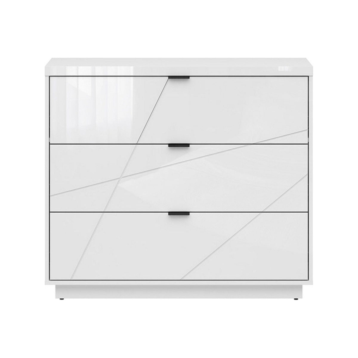Comoda BERGEN OCN-29694, alb lucios