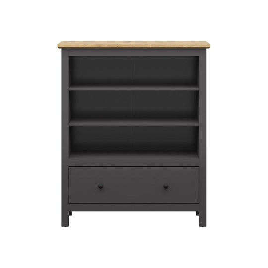 Comoda BERGEN OCN-29695, gri grafit/stejar artisan