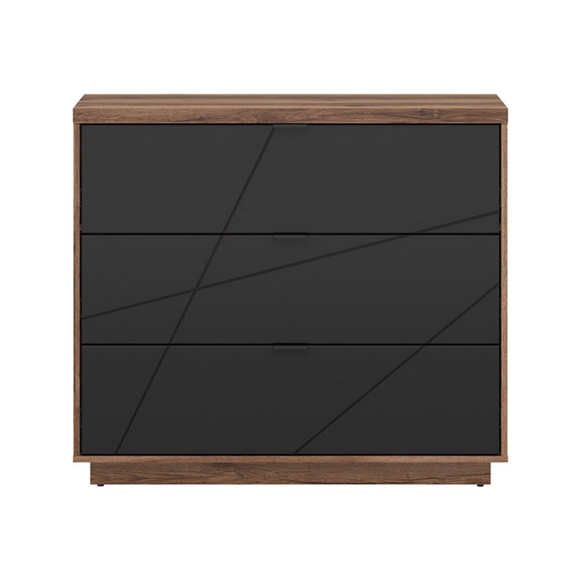 Comoda BERGEN OCN-29696, nuc/negru mat