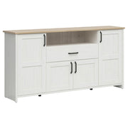 Comoda BERGEN OCN-29708, pin alb/stejar grandson