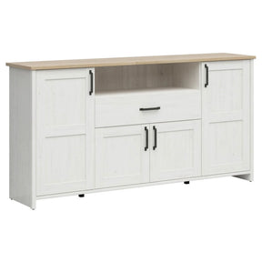 Comoda BERGEN OCN-29708, pin alb/stejar grandson
