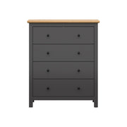 Comoda BERGEN OCN-29715, gri grafit/stejar grandson