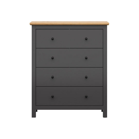 Comoda BERGEN OCN-29715, gri grafit/stejar grandson