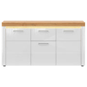 Comoda BERGEN OCN-29721, alb/stejar grandson