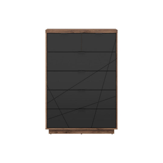 Comoda BERGEN OCN-29727, nuc/negru mat