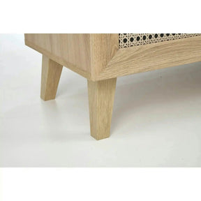 Comoda BORNEO, PAL laminat/MDF laminat/polipropilenă, stejar artisan, 80×40×85 cm
