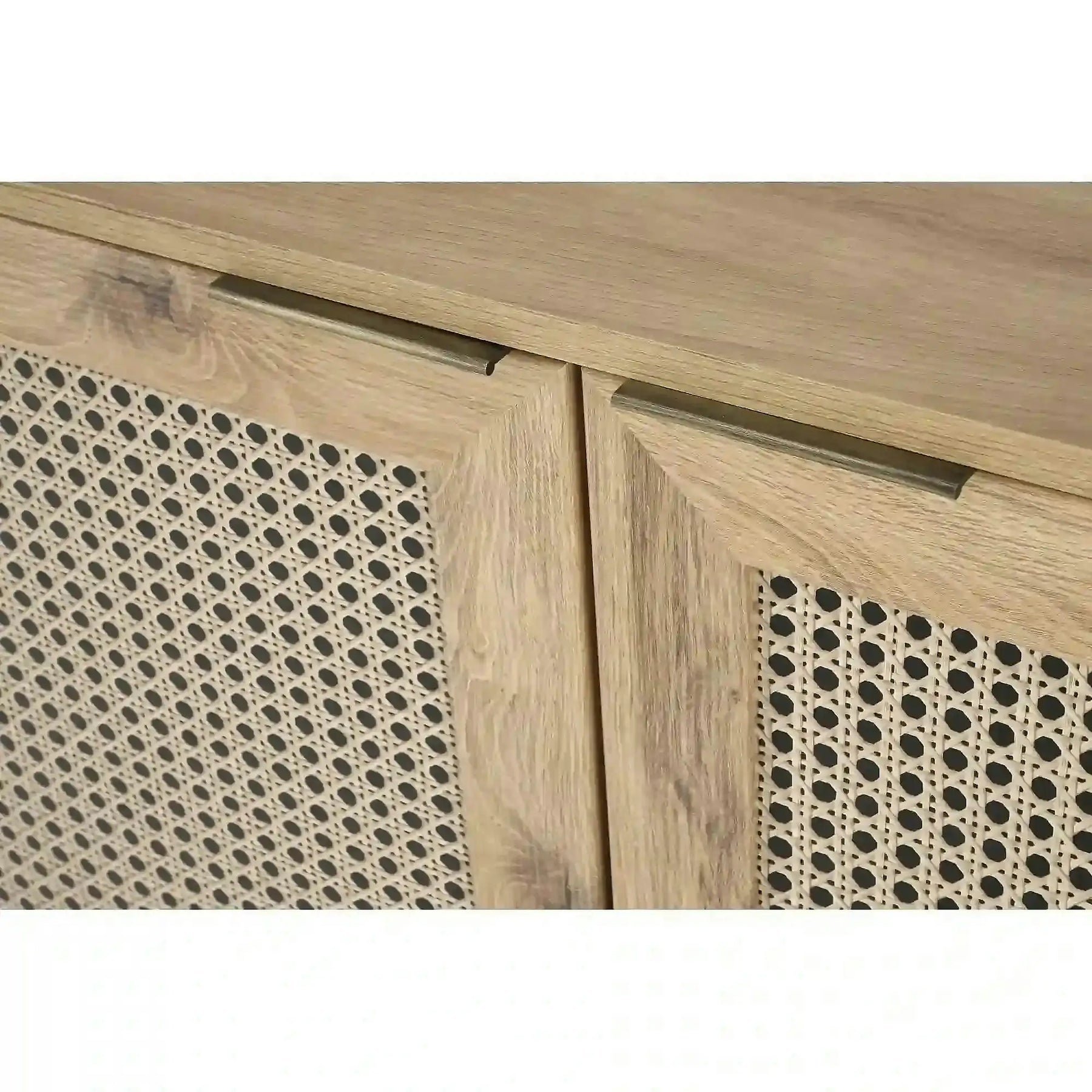 Comoda BORNEO, PAL laminat/MDF laminat/polipropilenă, stejar artisan, 80×40×85 cm