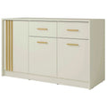 Comoda CANADA CD35, PAL laminat, casmir/auriu, 150×42×94 cm
