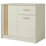 Comoda CANADA CY35, PAL laminat, casmir/auriu, 102×42×94 cm