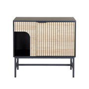 Comoda DETROIT OCN-39967, negru/stejar