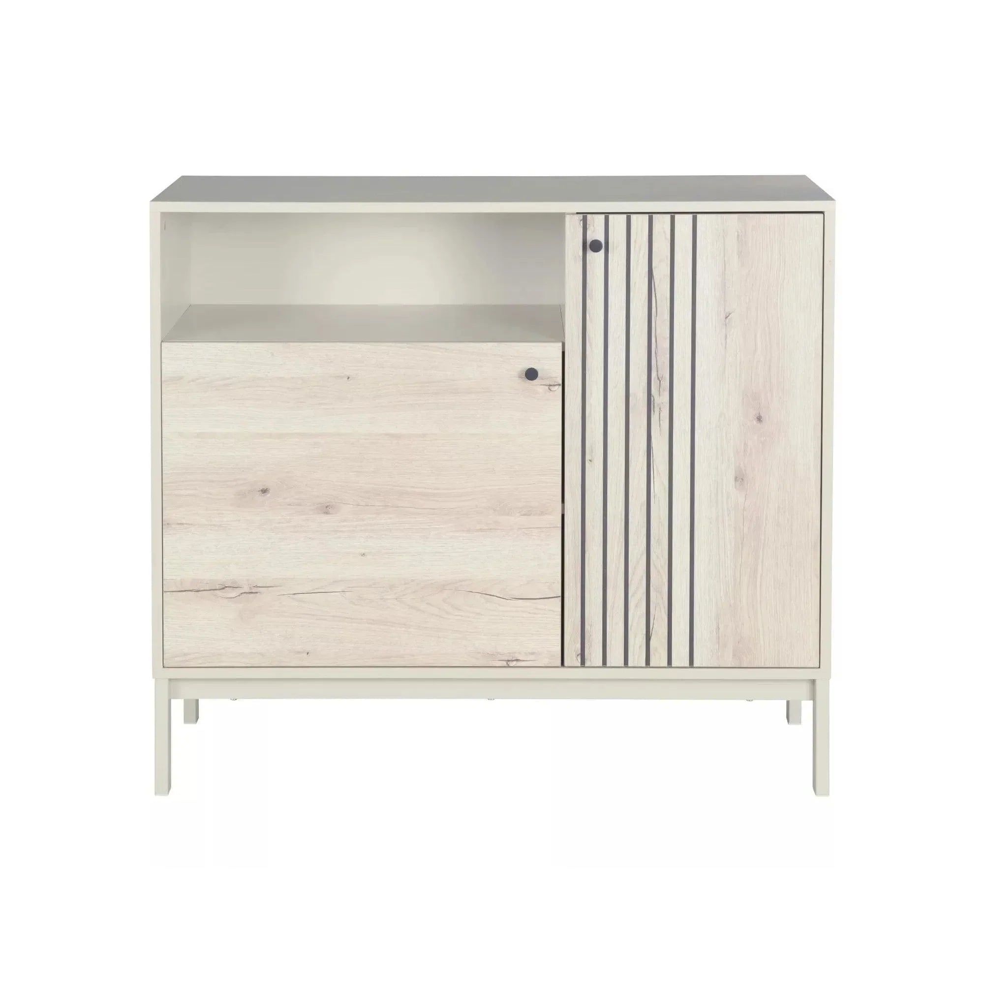 Comoda DETROIT OCN-39971, stejar alpin/alb