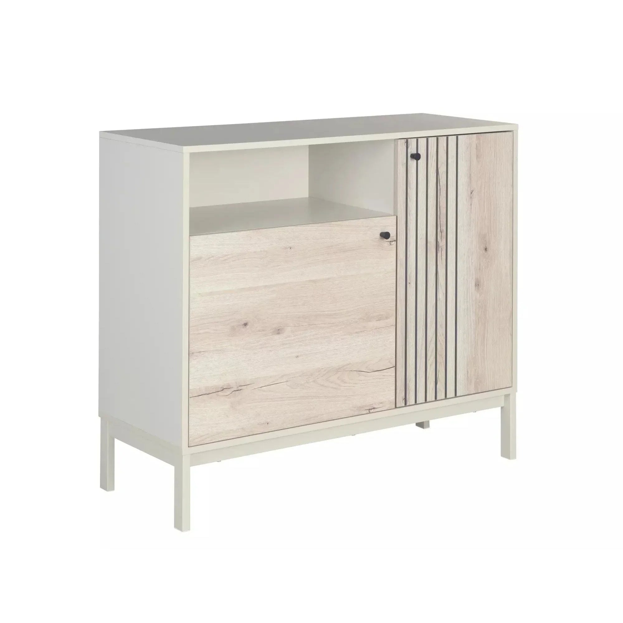 Comoda DETROIT OCN-39971, stejar alpin/alb