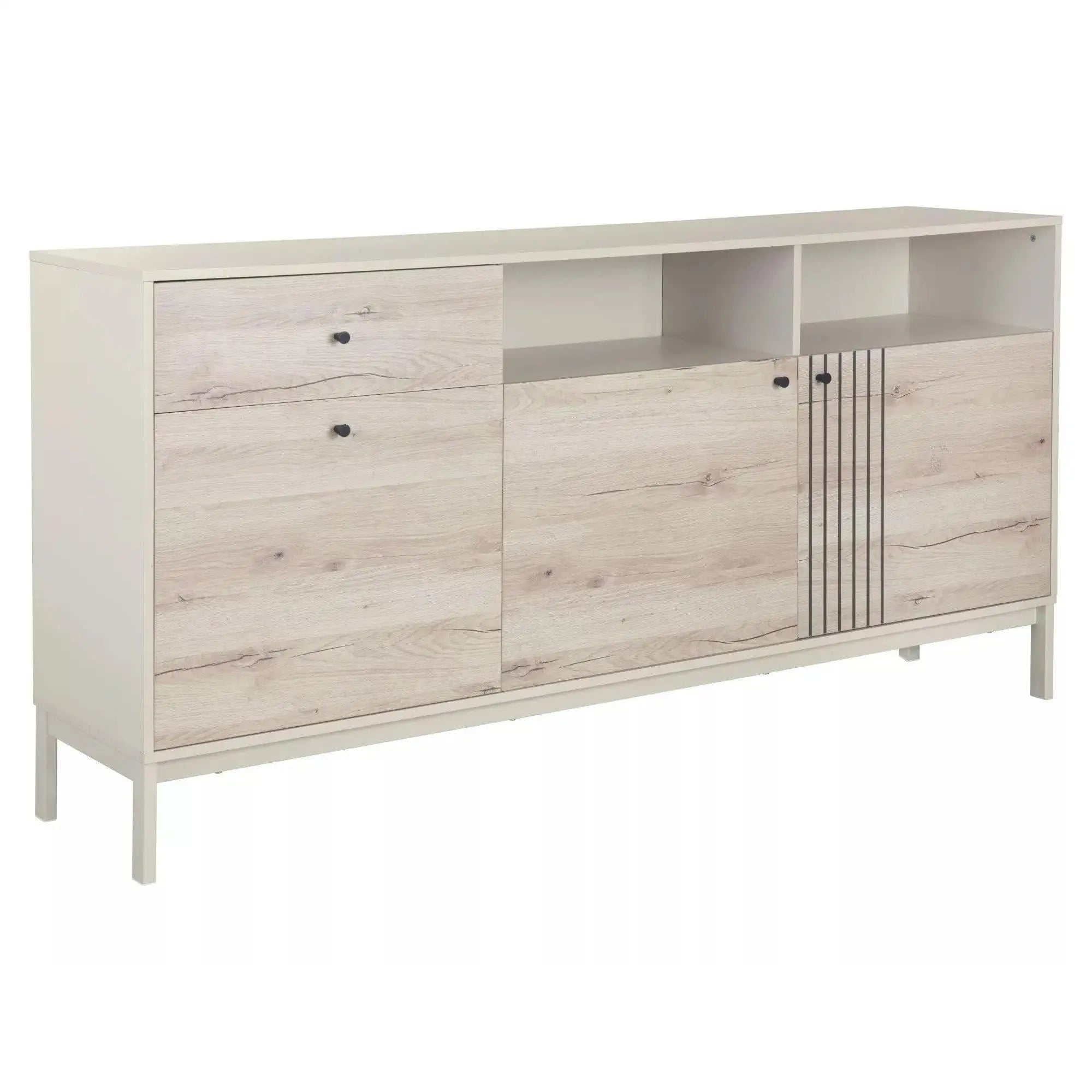 Comoda DETROIT OCN-39974, stejar alpin/alb