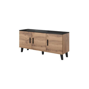 Comoda HOUSTON OCN-38008, stejar wotan/negru