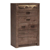 Comoda HOUSTON OCN-38026, frasin inchis
