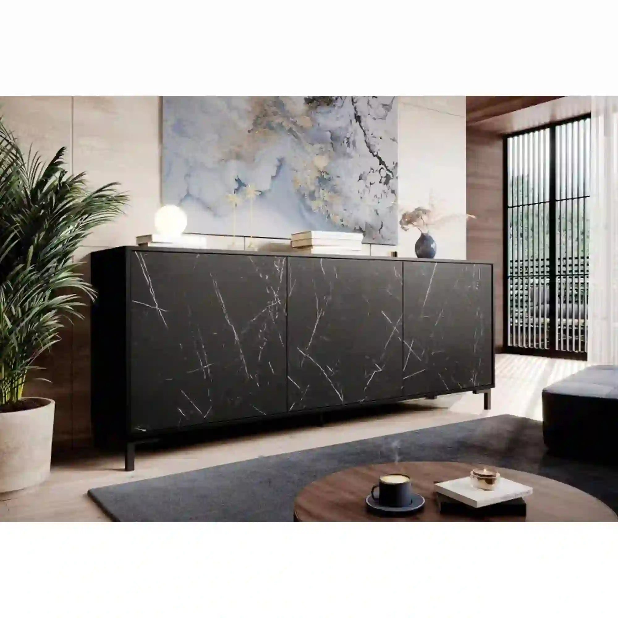 Comoda HOUSTON OCN-38066, negru