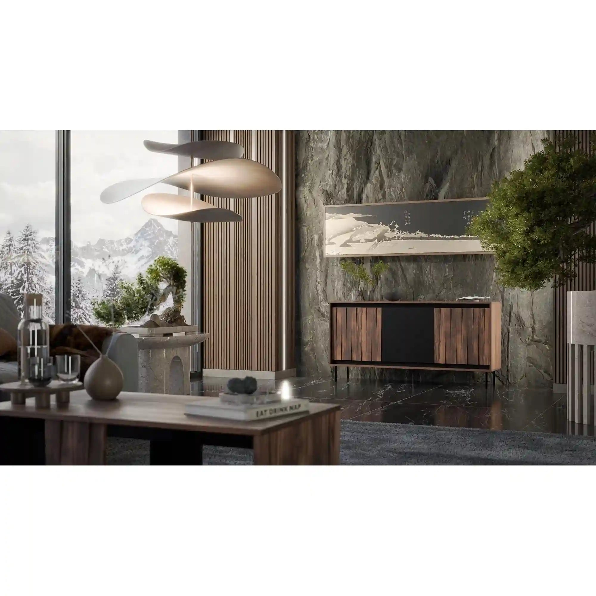 Comoda HOUSTON OCN-38067, nuc/negru