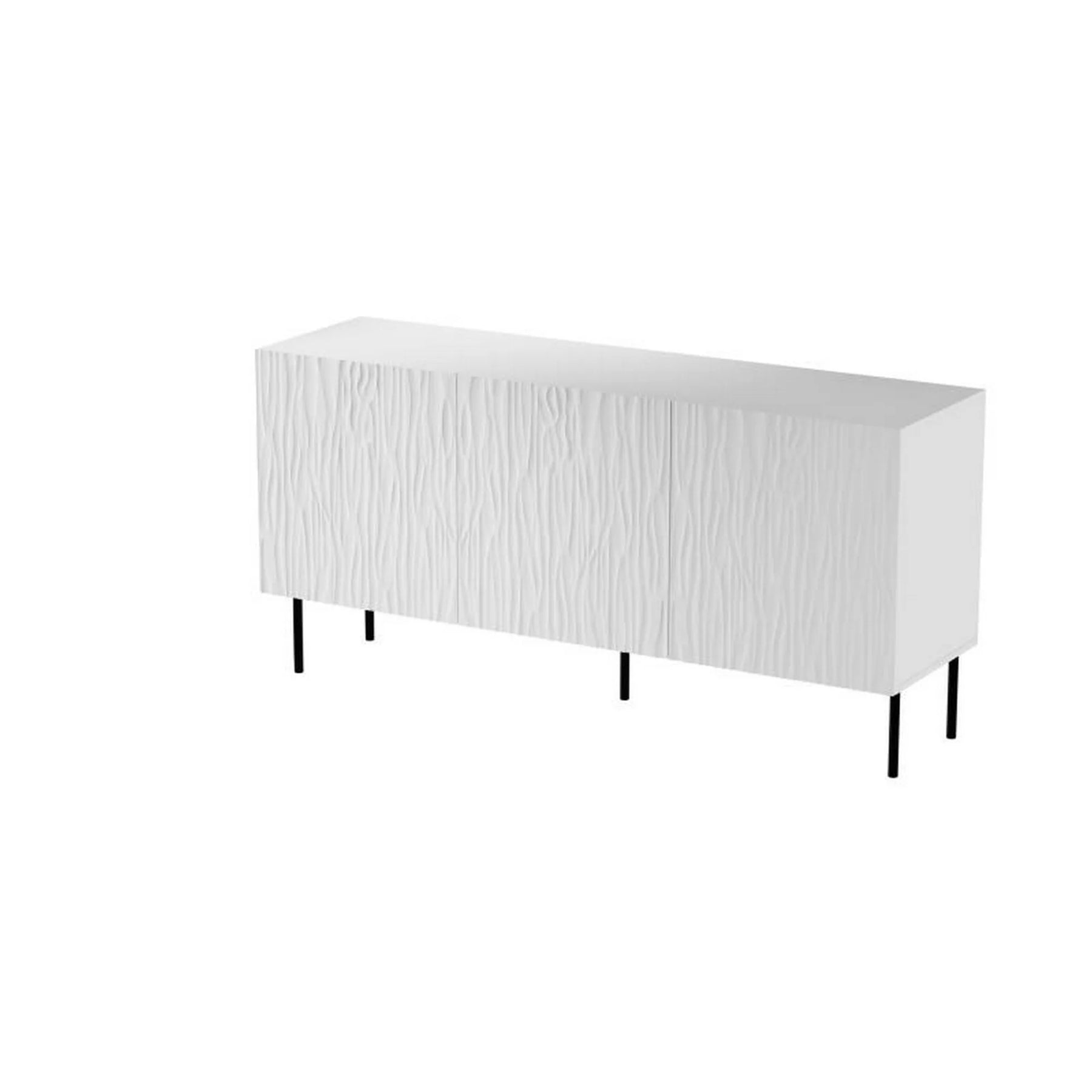 Comoda HOUSTON OCN-38113, alb/negru