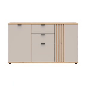 Comoda moderna dormitor BREVAS, PAL, stejar artisan/casmir, 150.5×40×86.7 cm