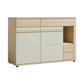 Comoda OSLO OS12, stejar riva/casmir, PAL laminat, 130x44x90 cm