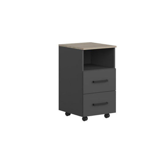 Comoda PARIS OCN-27735, gri antracit/stejar sonoma