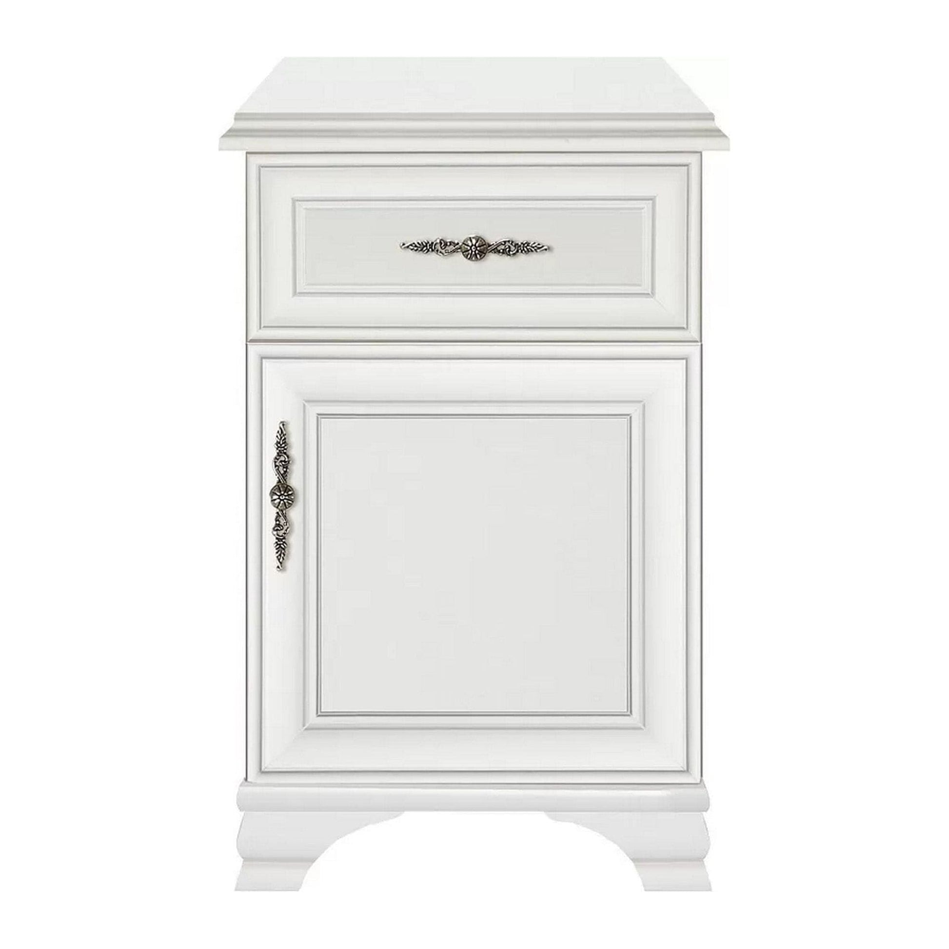 Comoda Idento, alb, PAL/MDF, 55x35x83 cm