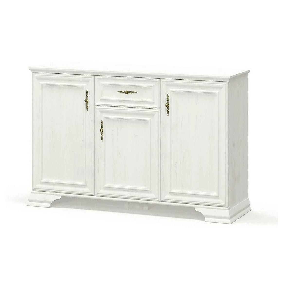 Comoda pin alb anderson IRYS, PAL laminat, 138x39x89 cm