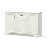 Comoda pin alb anderson IRYS, PAL laminat, 138x39x89 cm