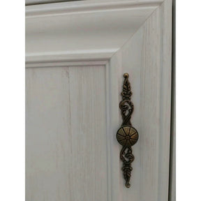 Comoda pin alb anderson IRYS, PAL laminat/MDF/metal, pin alb anderson, 137.6×39×88.7 cm