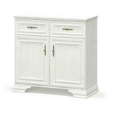 Comoda pin alb anderson IRYS, PAL laminat, 93x39x89 cm