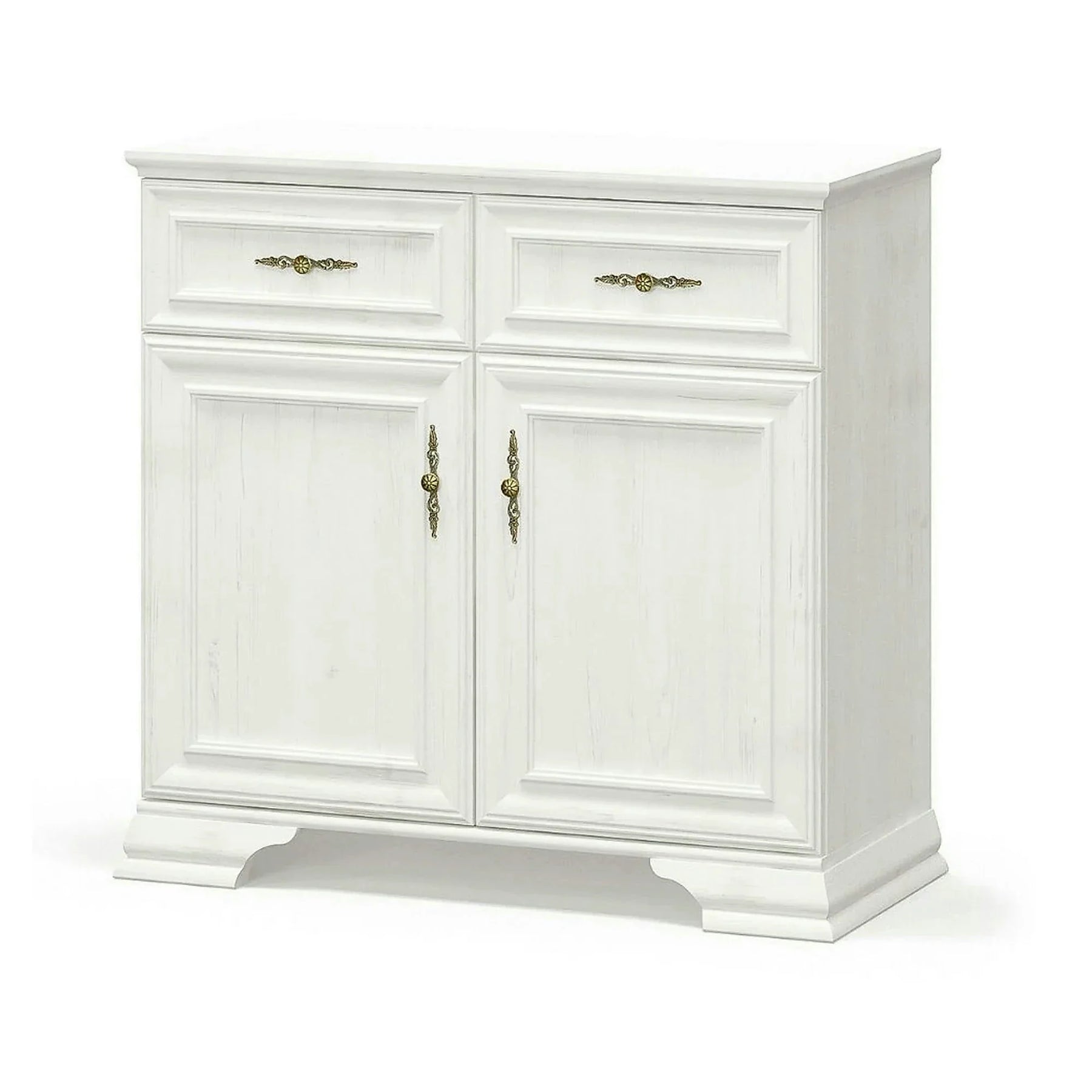 Comoda pin alb anderson IRYS, PAL laminat, 93x39x89 cm