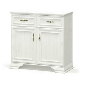 Comoda pin alb anderson IRYS, PAL laminat, 93x39x89 cm