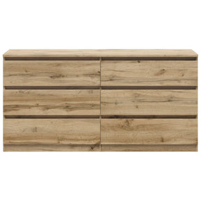 Comoda TETRIX, stejar wotan, PAL, 150x45x75.5 cm