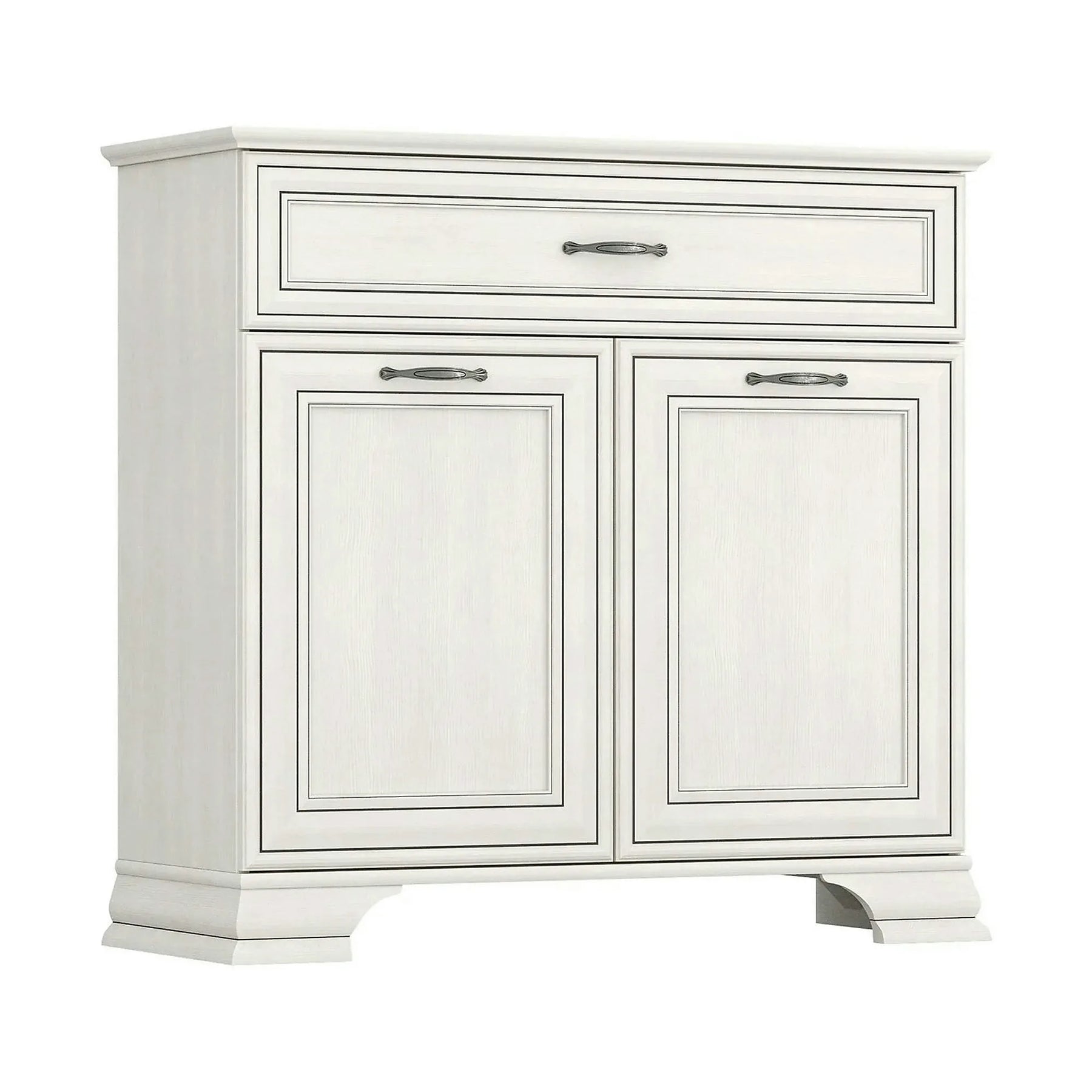 Comoda TIFFANY II, grej, PAL laminat, 94x37x90 cm