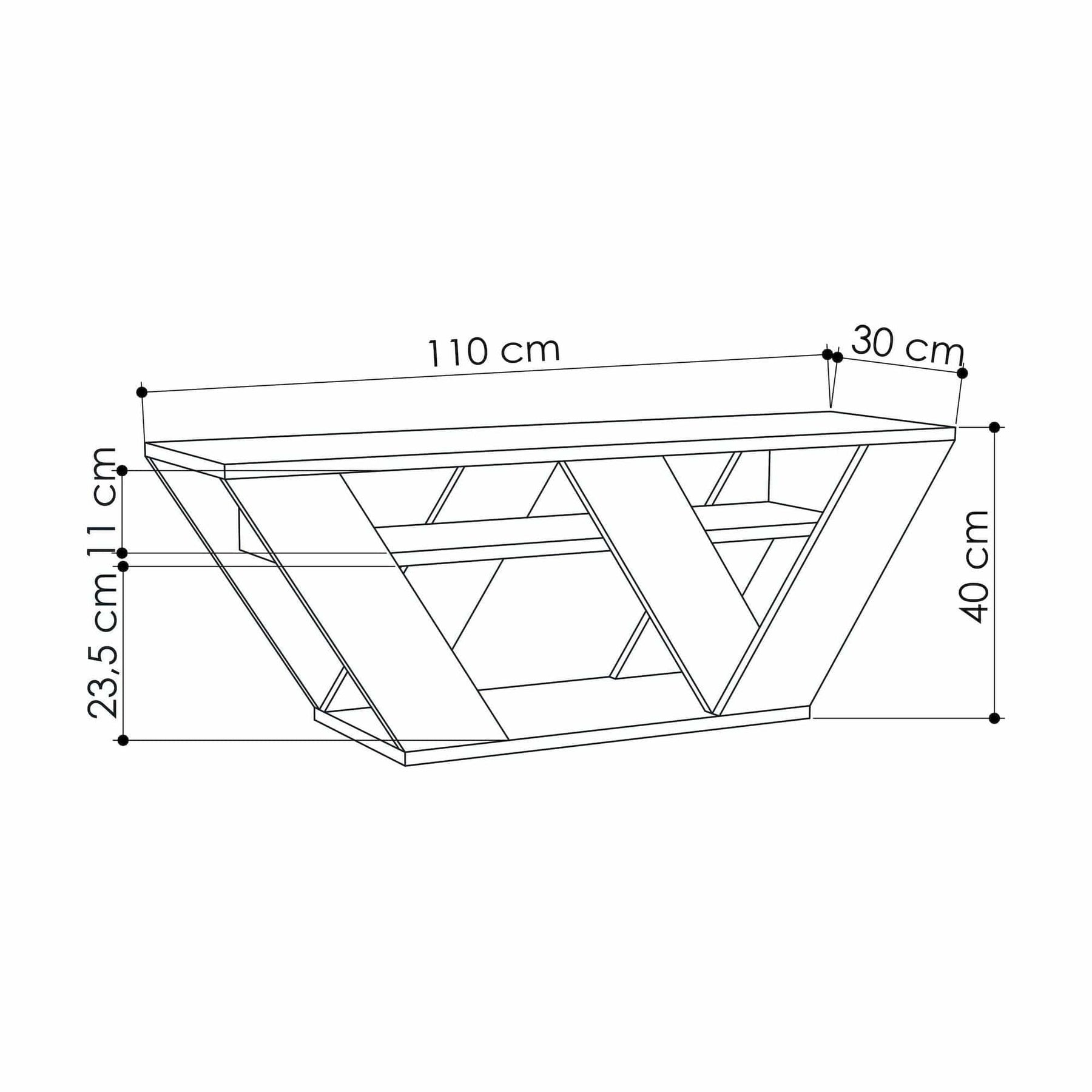 Comoda TV AMSTERDAM OCN-34022, bej