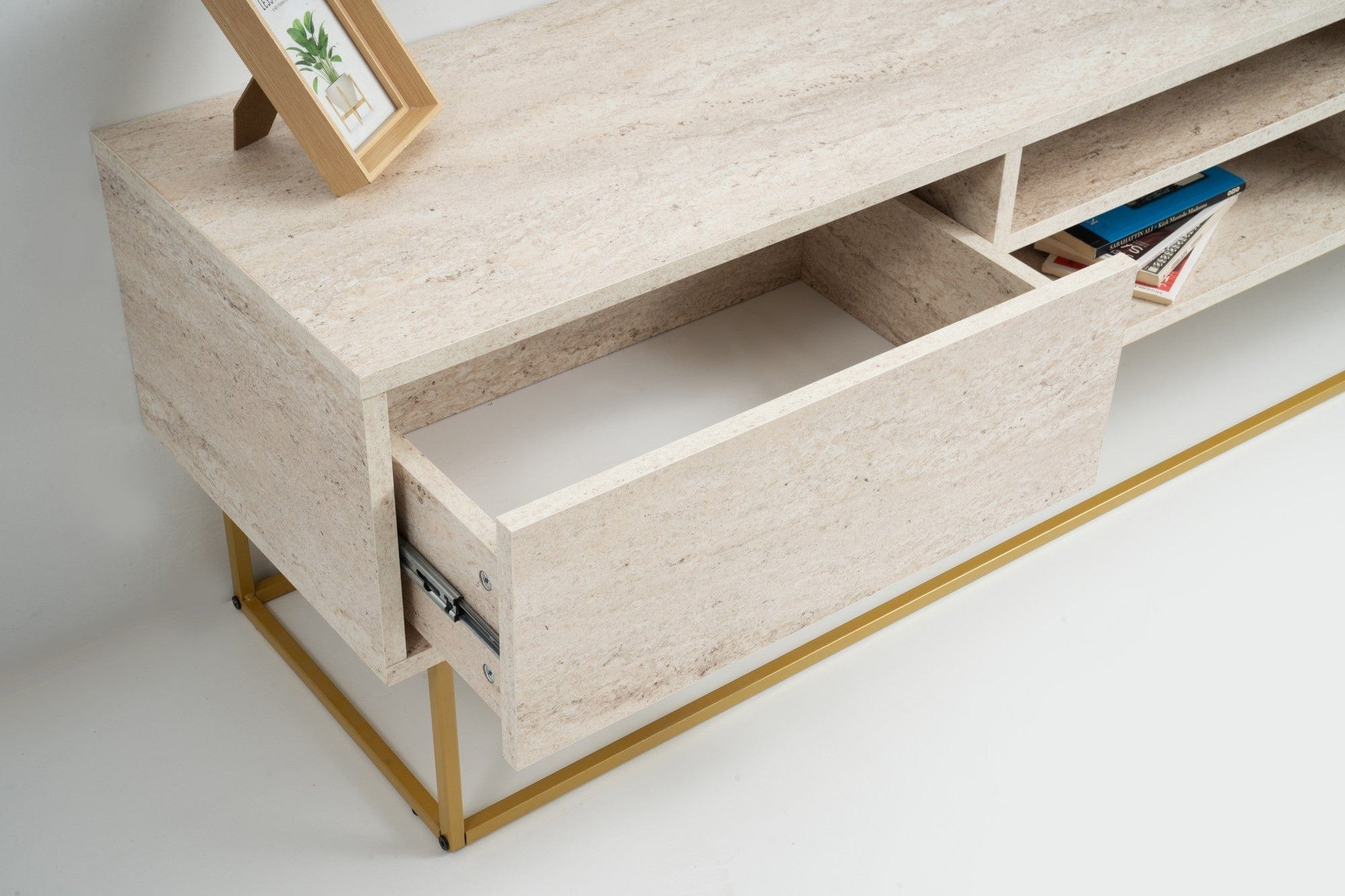 Comoda TV AMSTERDAM OCN-34088, bej/auriu