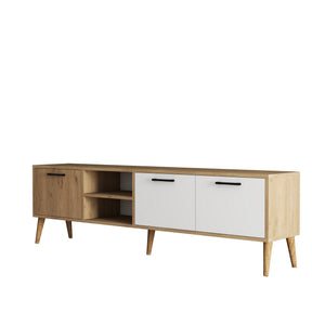 Comoda TV AMSTERDAM OCN-34123, stejar/alb